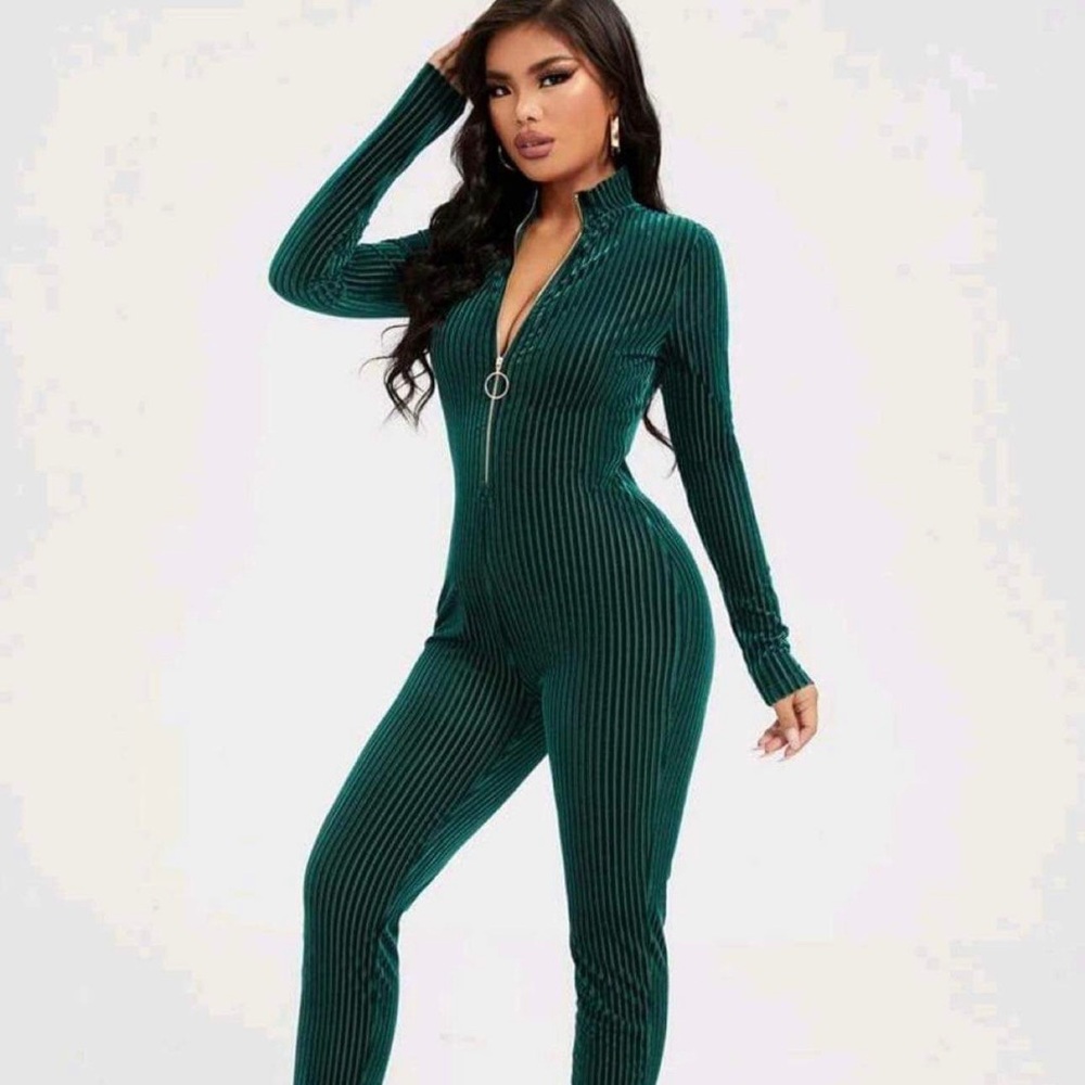 Green bodysuit large